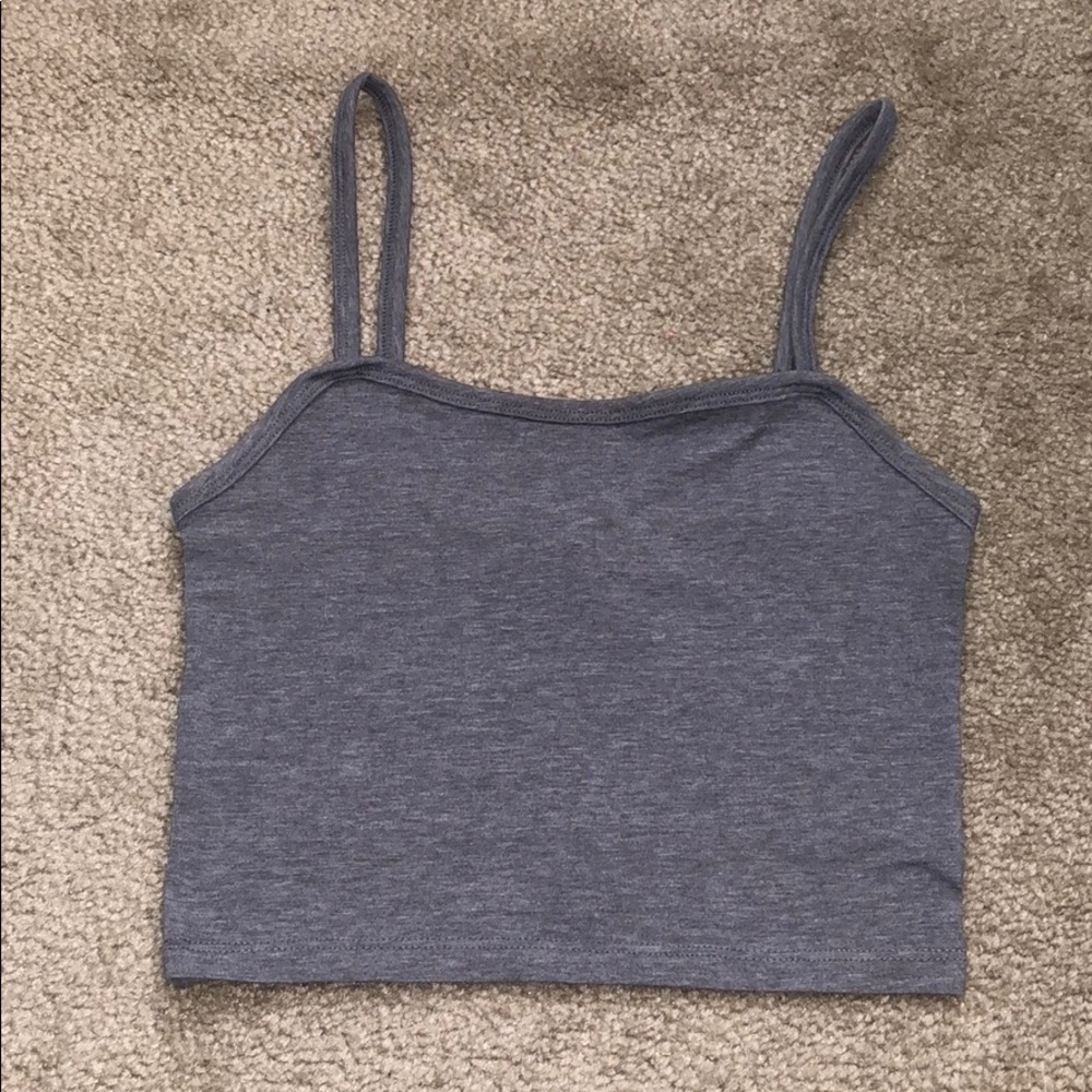 *BUNDLE* Gray & Black Crop Top
